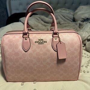 Coach Large Rowan Powder Pink Collection